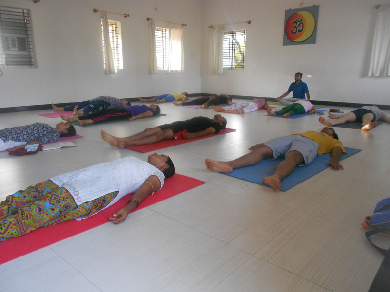 Students in Yoga Nidra