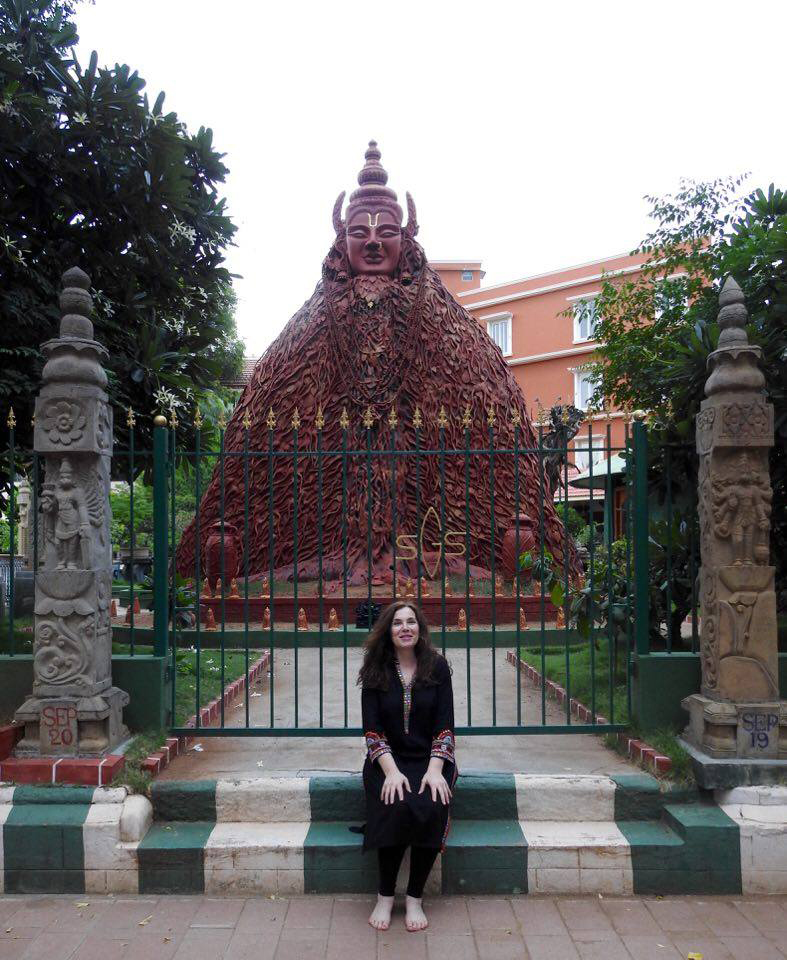 Isebella at Mysore Ashram